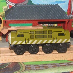 Thomas Wooden Railway Train Engine Track Diesel 10